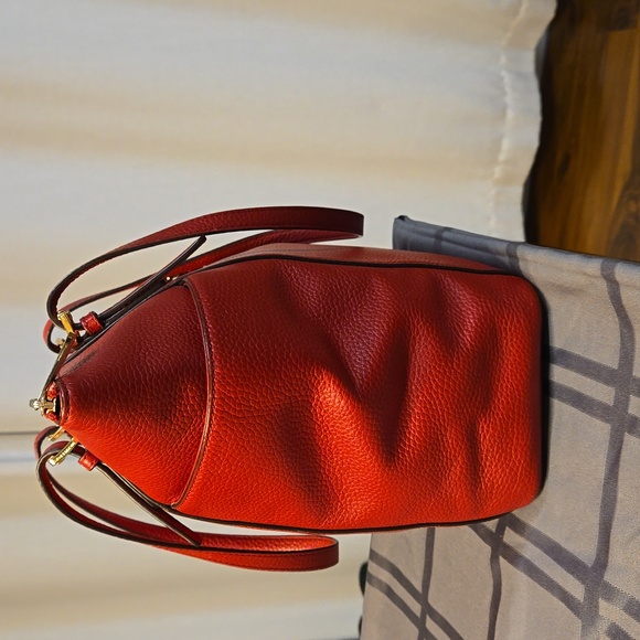 Michael Kors Joan Slouchy Shoulder Bag, Red - Picture 4 of 14